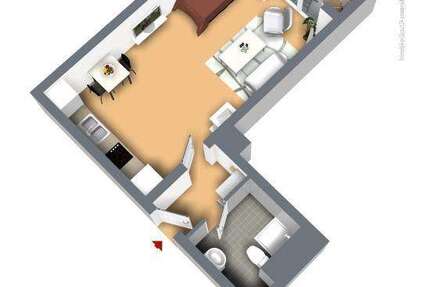 Wohnung Rösrath - 1 Zimmer, 33 m&sup2;, 595&euro; | Angebot:25744986