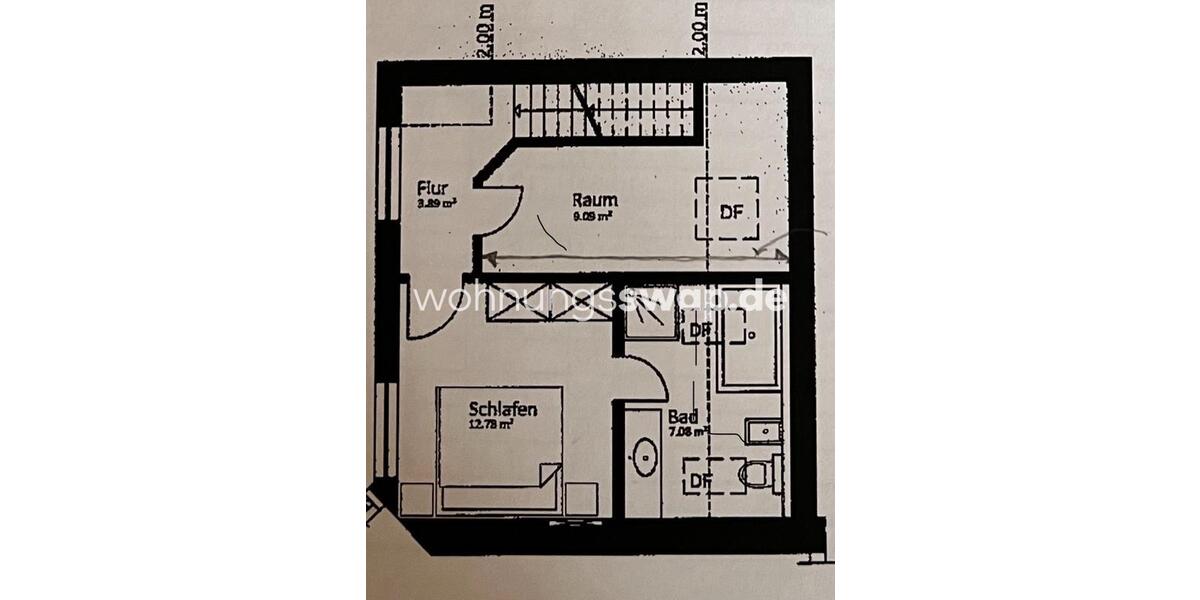 Etagenwohnung Köln Nippes - 3 Zimmer, 94 m&sup2;, 1.050&euro; | Angebot:24538903