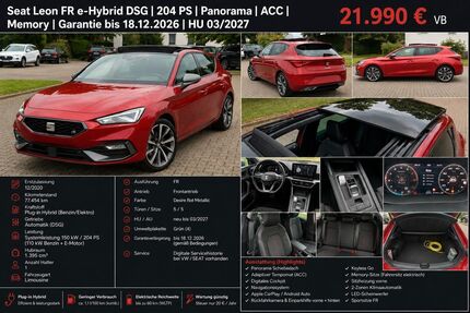Seat Leon 77.500 km 20.990 &euro; Leverkusen 51377