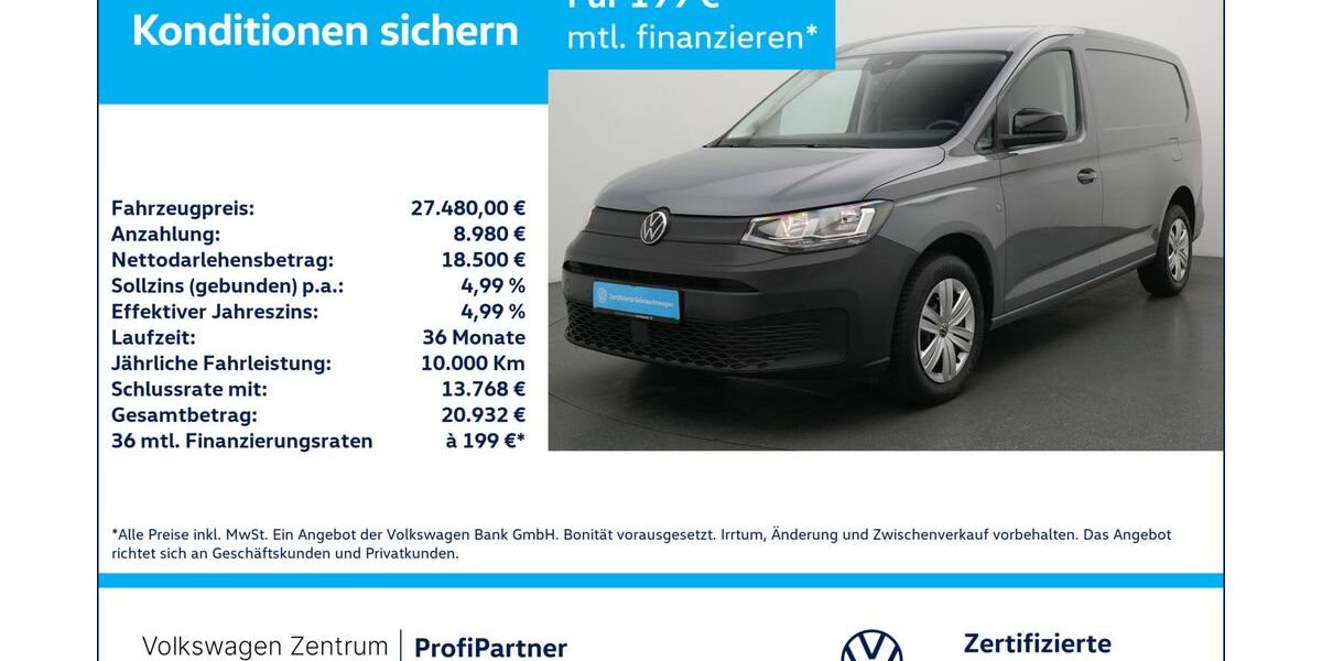 VW Caddy 25.699 km 27.480 &euro; Leverkusen 51379