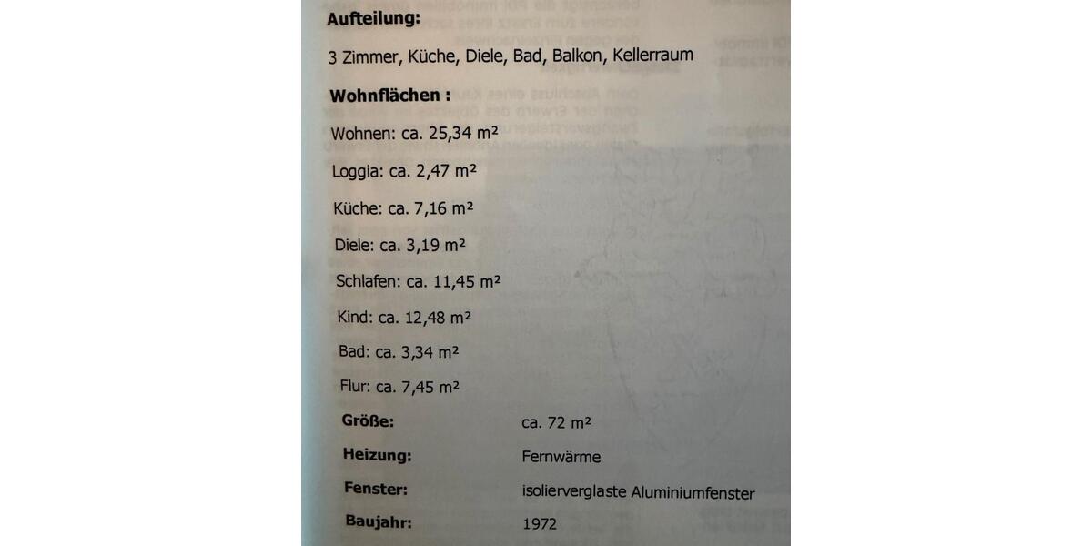 Etagenwohnung Köln Kalk - 3 Zimmer, 72 m&sup2;, 239.900&euro; | Angebot:25921226