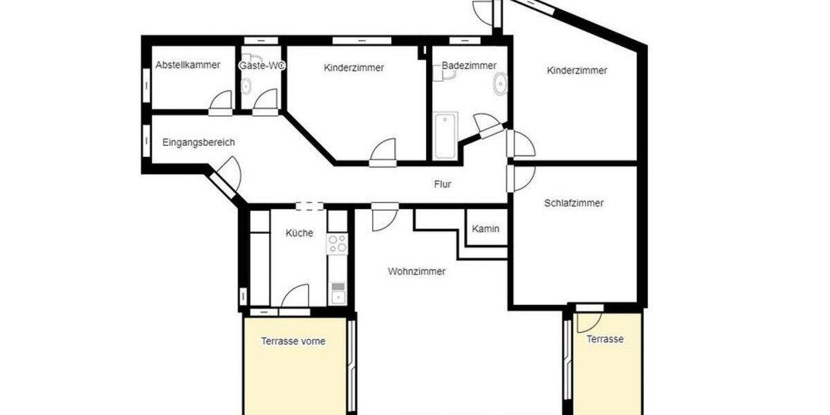 Etagenwohnung Erftstadt - 4 Zimmer, 119 m&sup2;, 399.000&euro; | Angebot:26057466