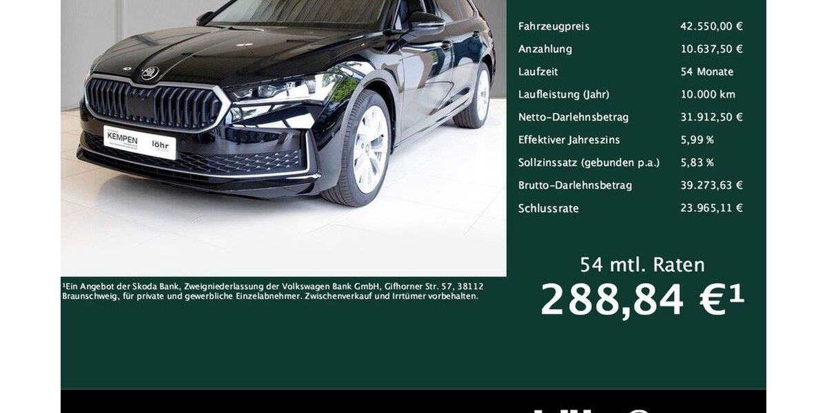 Skoda Superb 9.990 km 42.550 &euro; Meckenheim / Bonn 53340