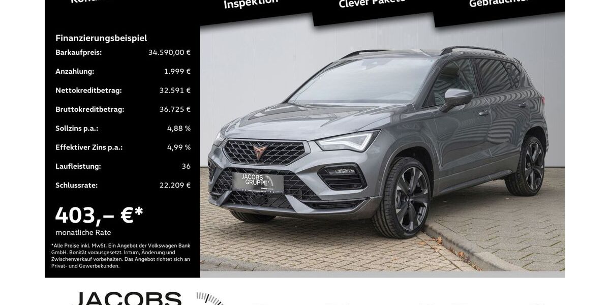 Cupra Ateca 1.111 km 34.590 &euro; Düren 52351