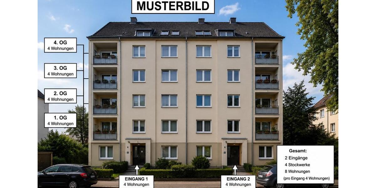 Mehrfamilienhaus, Wohnhaus Bonn Auerberg - 24 Zimmer, 600 m&sup2;, 1.600.000&euro; | Angebot:26824442