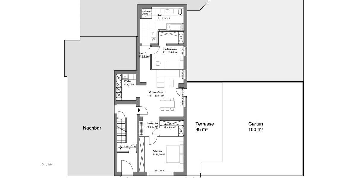 Erdgeschoßwohnung Köln Porz - 3 Zimmer, 112 m&sup2;, 1.680&euro; | Angebot:25614429