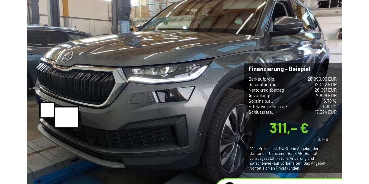 Skoda Kodiaq 77.827 km 28.990 &euro; Pulheim-Brauweiler 50259