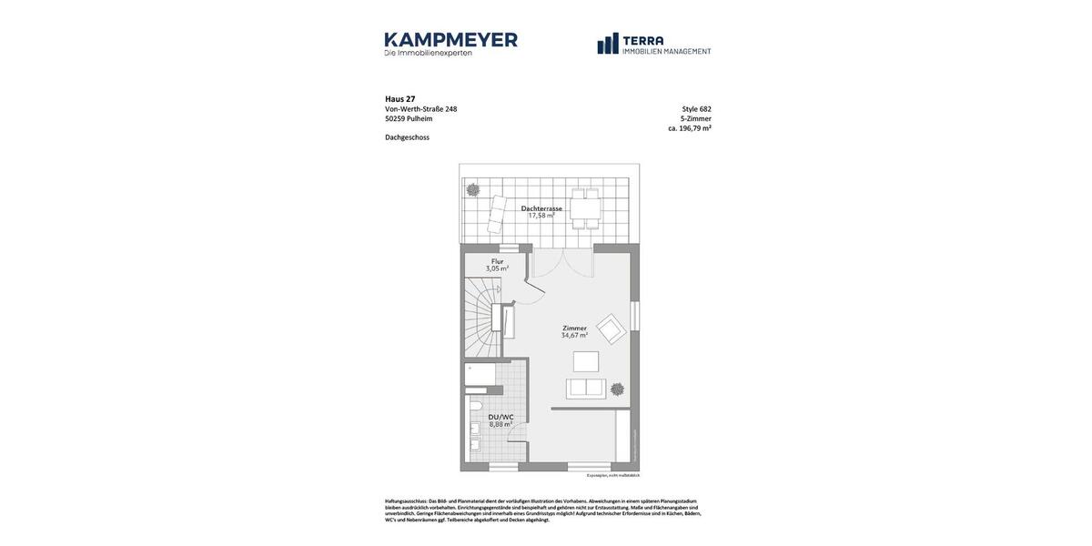 Doppelhaushälfte Pulheim - 5 Zimmer, 197 m&sup2;, 2.650&euro; | Angebot:26477209
