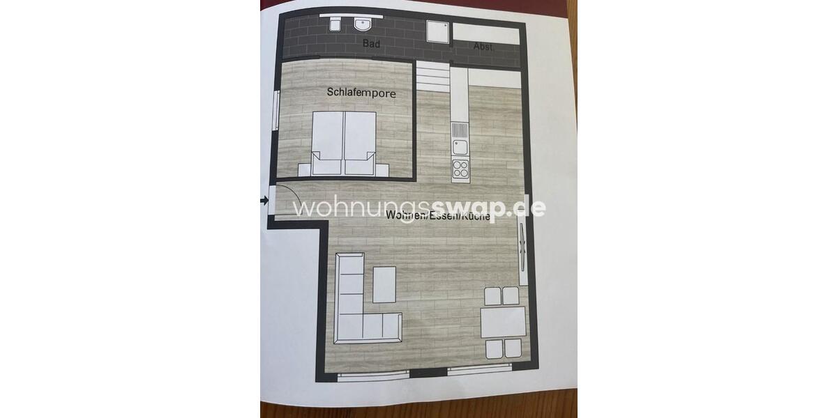 Etagenwohnung Bonn Gielgen - 1 Zimmer, 50 m&sup2;, 750&euro; | Angebot:24541362