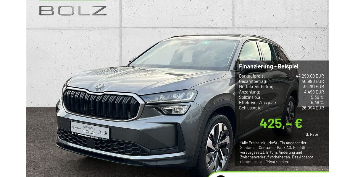 Skoda Kodiaq 6.498 km 43.990 &euro; Pulheim-Brauweiler 50259
