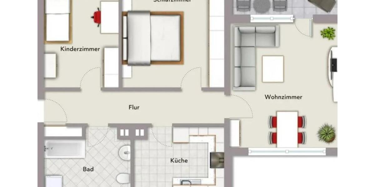 Etagenwohnung Köln Innenstadt - 3 Zimmer, 82 m&sup2;, 2.050&euro; | Angebot:26017934