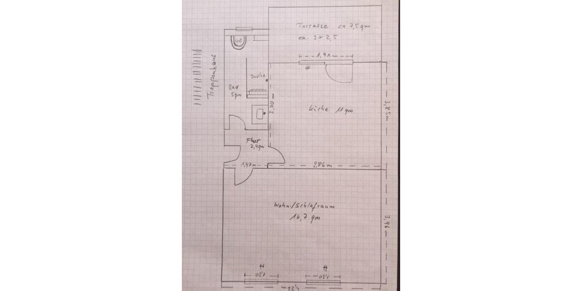 Erdgeschoßwohnung Leverkusen Bürrig - 1 Zimmer, 38 m&sup2;, 680&euro; | Angebot:26620007