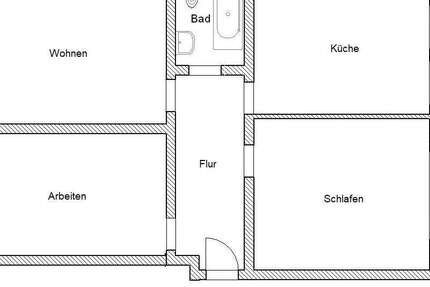 Wohnung Bonn Nordstadt - 3 Zimmer, 76 m&sup2;, 830&euro; | Angebot:26681486
