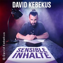David Kebekus - Sensible Inhalte 20.11.2026 Haus der Springmaus