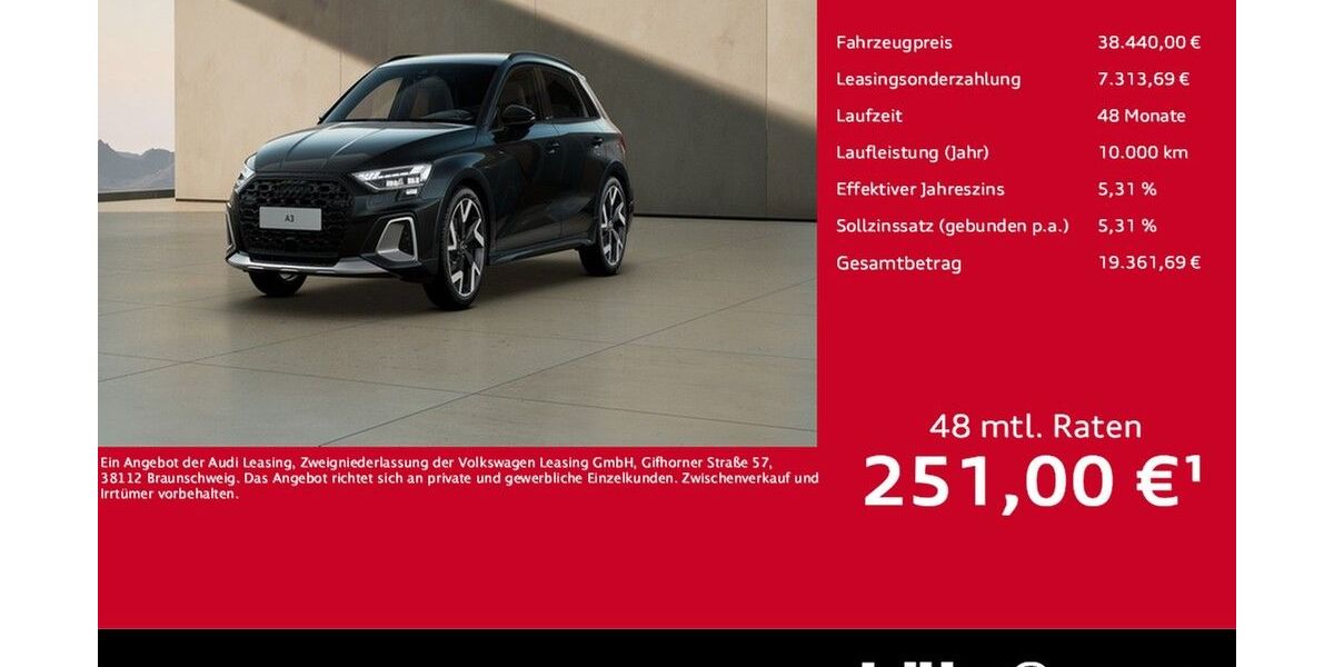 Audi A3 3.500 km 38.440 &euro; Meckenheim / Bonn 53340