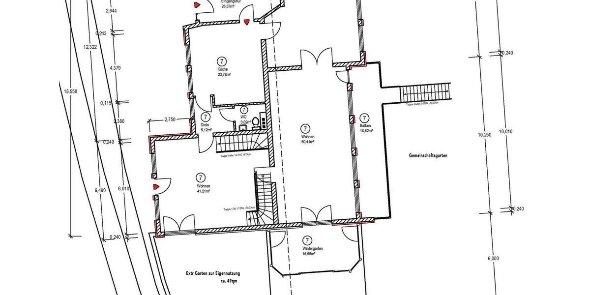 Etagenwohnung Lohmar - 5 Zimmer, 227 m&sup2;, 2.050&euro; | Angebot:24837986