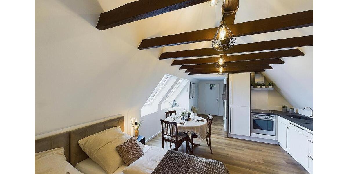 Dachgeschoßwohnung Leverkusen Schlebusch - 1.5 Zimmer, 35 m&sup2;, 550&euro; | Angebot:25843017