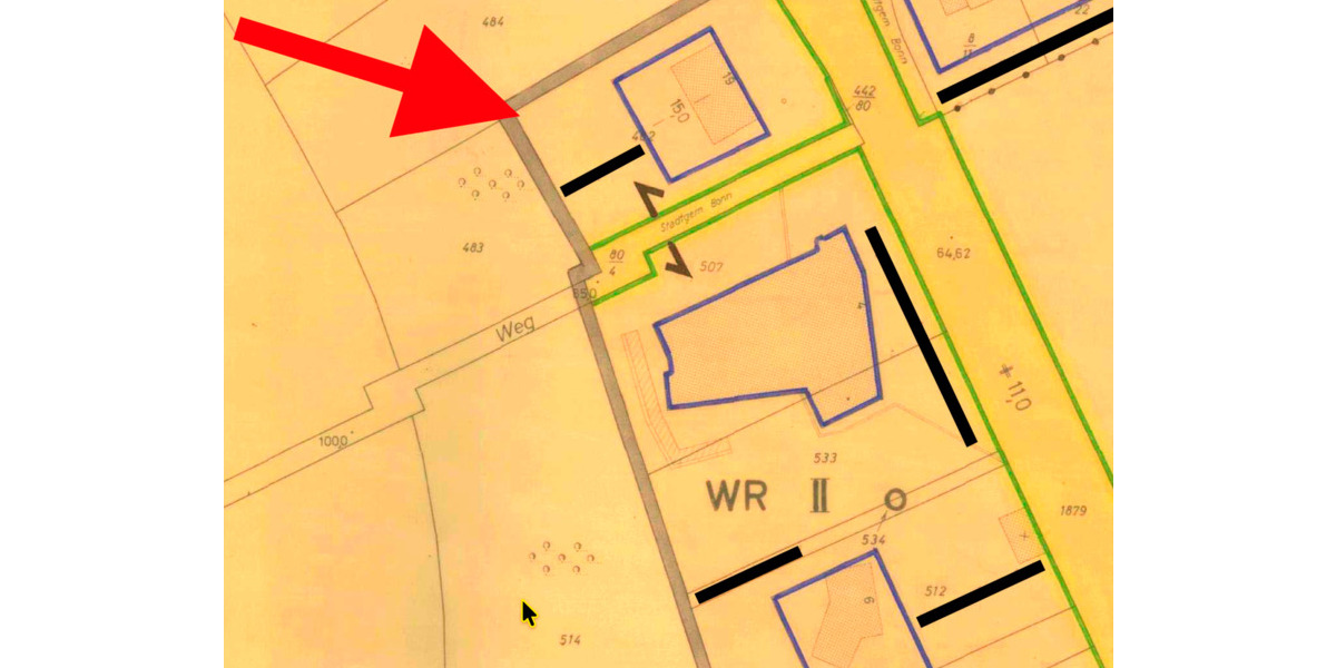 Grundstück Bonn Dottendorf - 780.000&euro; | Angebot:25940220