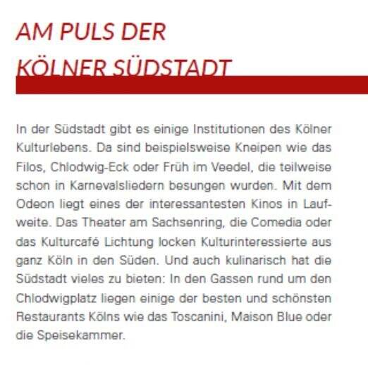 Gewerbeobjekt Köln Altstadt-Süd - 999.000&euro; | Angebot:25667816