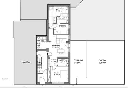 Wohnung Köln Porz - 3 Zimmer, 112 m&sup2;, 1.680&euro; | Angebot:25625782