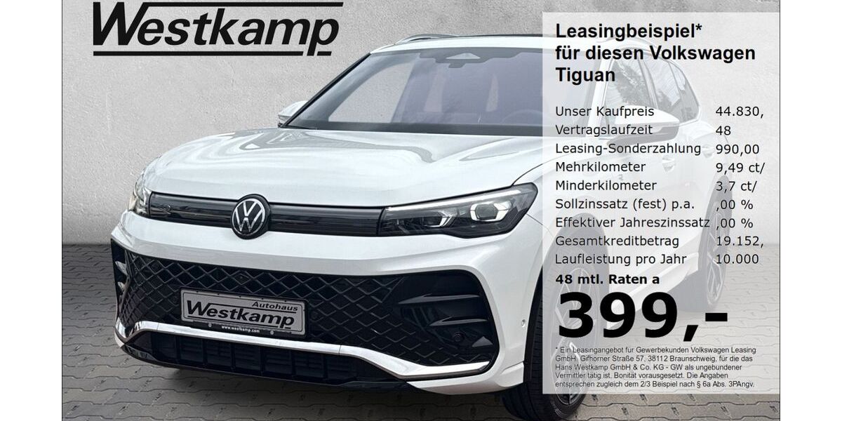 VW Tiguan 18.600 km 44.830 &euro; Frechen 50226
