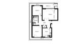 Etagenwohnung Köln Rodenkirchen - 3 Zimmer, 93 m&sup2;, 1.595&euro; | Angebot:26560256