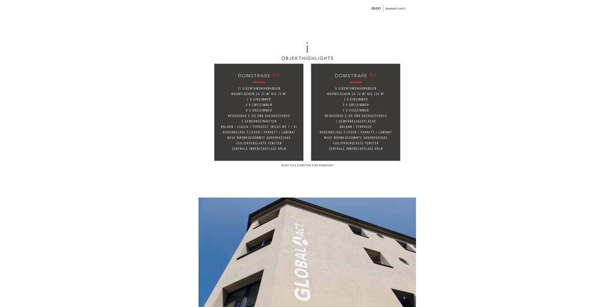 Gewerbeobjekt Köln Altstadt-Nord - 2 Zimmer, 266.825&euro; | Angebot:25815374