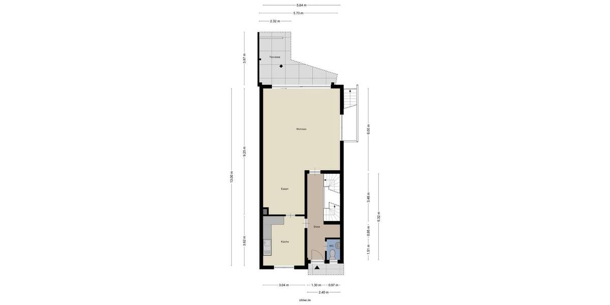 Reihenendhaus Köln Zündorf - 5 Zimmer, 168 m&sup2;, 575.000&euro; | Angebot:25743059