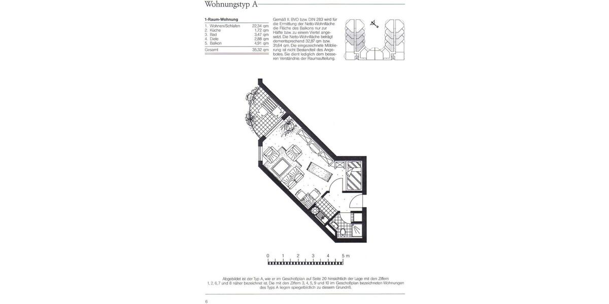 Erdgeschoßwohnung Köln Porz - 1 Zimmer, 33 m&sup2;, 149.000&euro; | Angebot:24840832