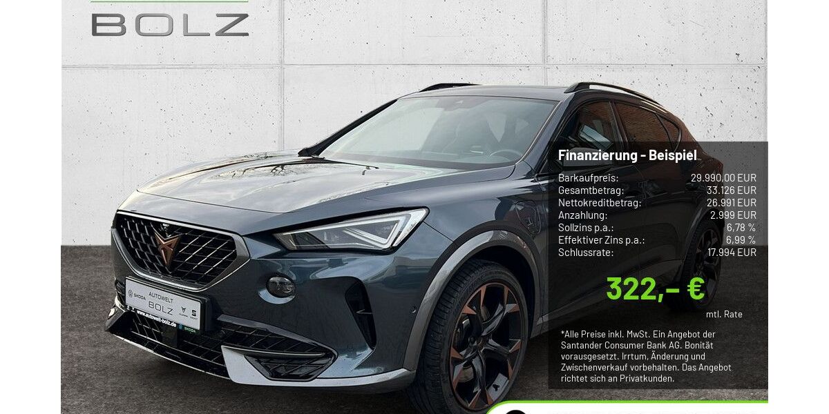 Cupra Formentor 50.515 km 29.990 &euro; Pulheim-Brauweiler 50259