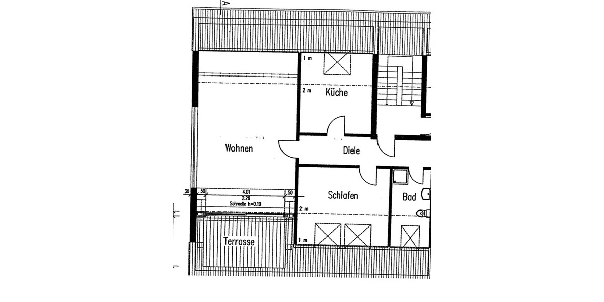 Etagenwohnung Köln Dünnwald - 2 Zimmer, 84 m&sup2;, 299.000&euro; | Angebot:25685037