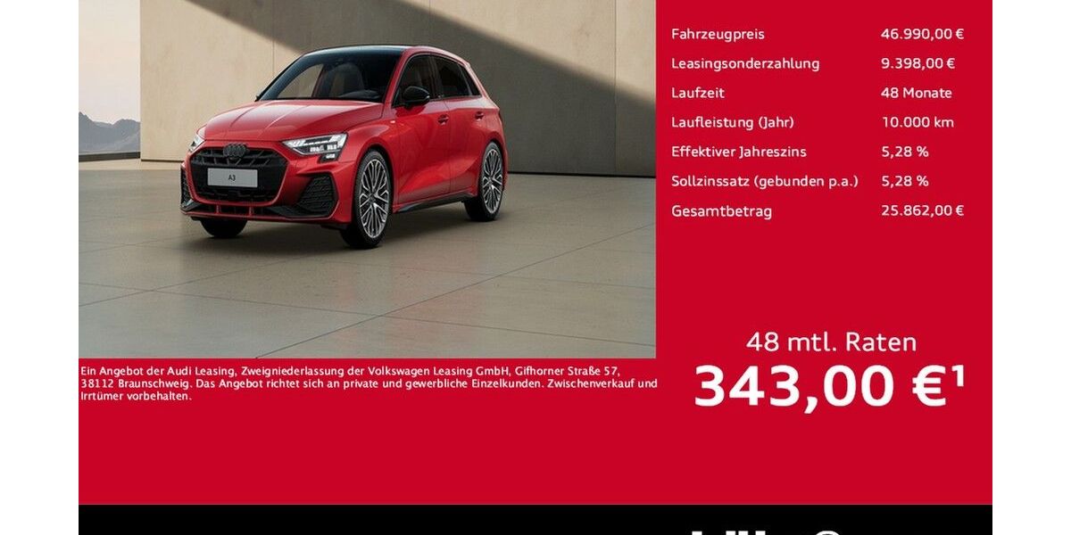 Audi A3 3.500 km 46.990 &euro; Meckenheim / Bonn 53340