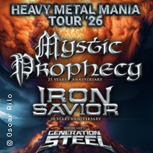 Iron Savior & Mystic Prophecy - Celebrating 30 & 25 years of Metal! 12.12.2026 MTC