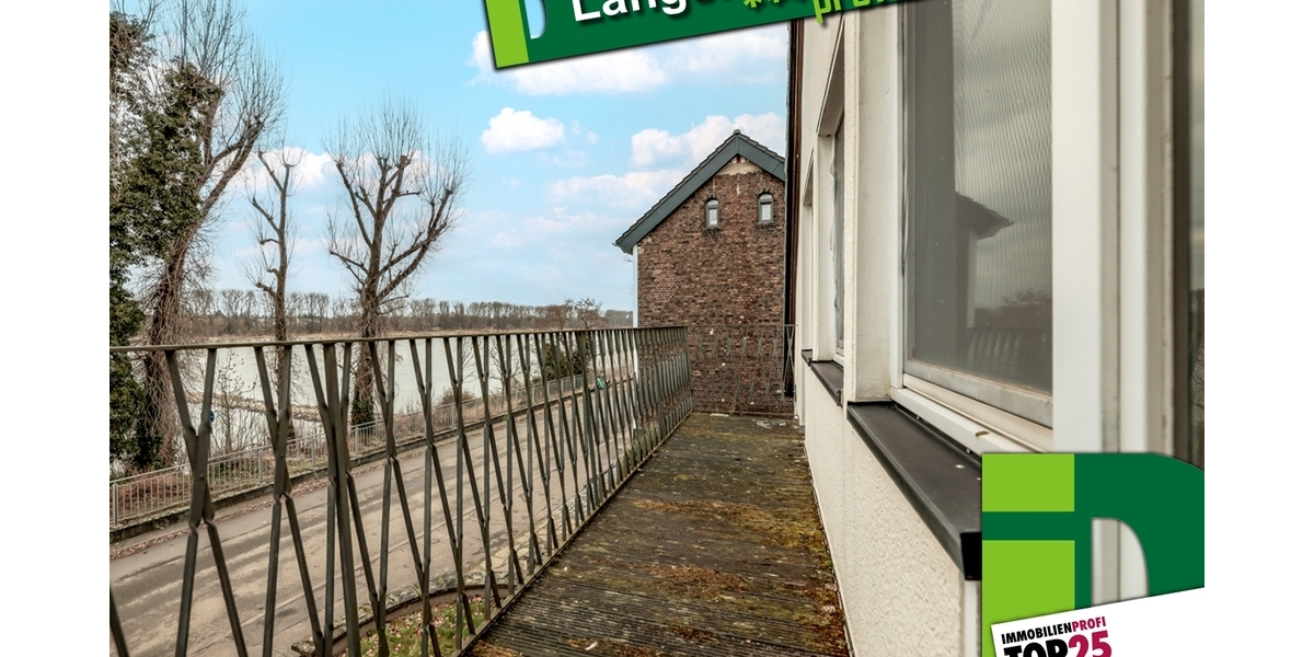 Rheinblick, Gartenidylle und Entwicklungspotential - Einfamilienhaus Köln Porz | Angebot:25783620