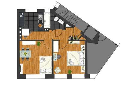 Zimmer Köln Neustadt/Nord - 2 Zimmer, 1.995&euro; | Angebot:26549214