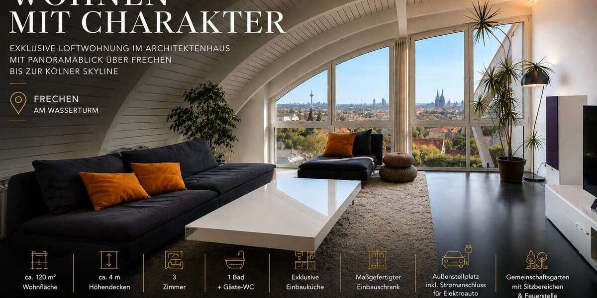 Etagenwohnung Frechen Grube Carl - 3 Zimmer, 120 m&sup2;, 1.350&euro; | Angebot:27101222