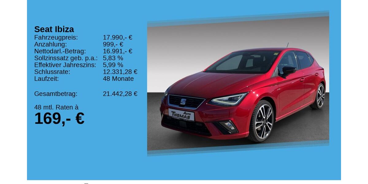 Seat Ibiza 79.330 km 17.990 &euro; Bonn 53227