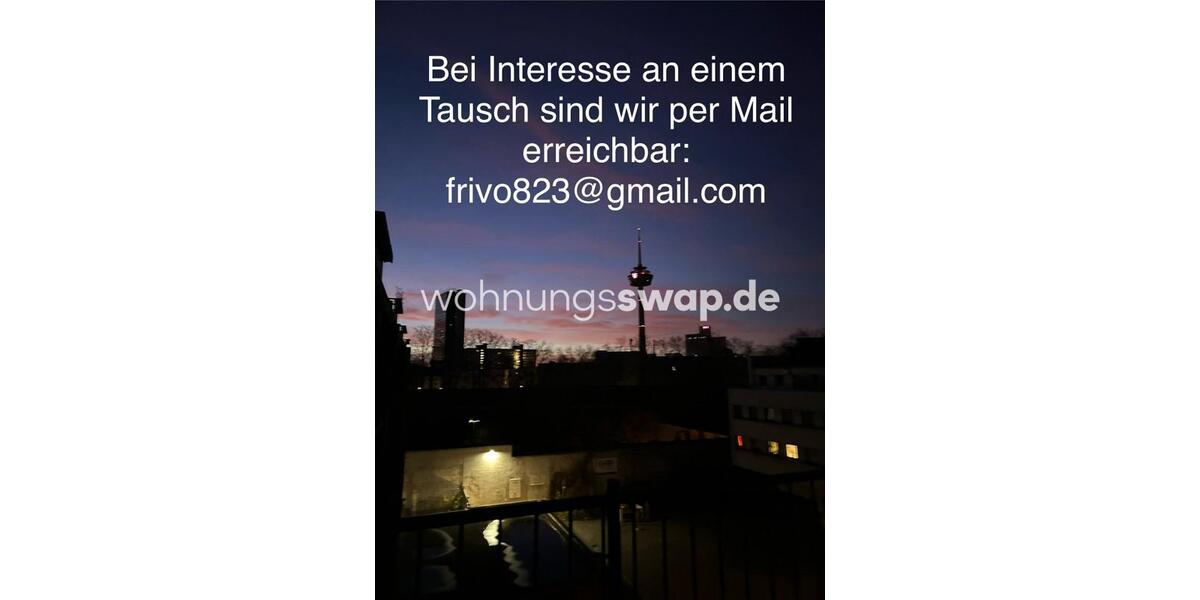 Etagenwohnung Köln Ehrenfeld - 2 Zimmer, 47 m&sup2;, 500&euro; | Angebot:24538974