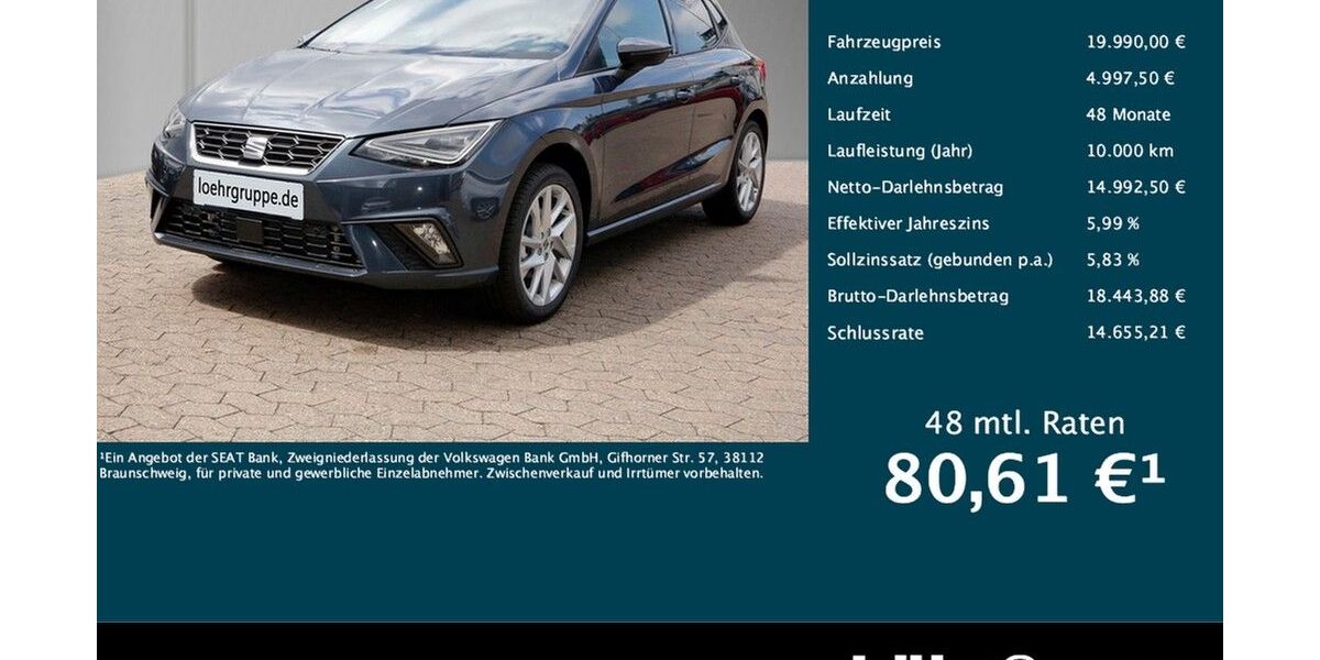 Seat Ibiza 9.990 km 19.990 &euro; Meckenheim / Bonn 53340