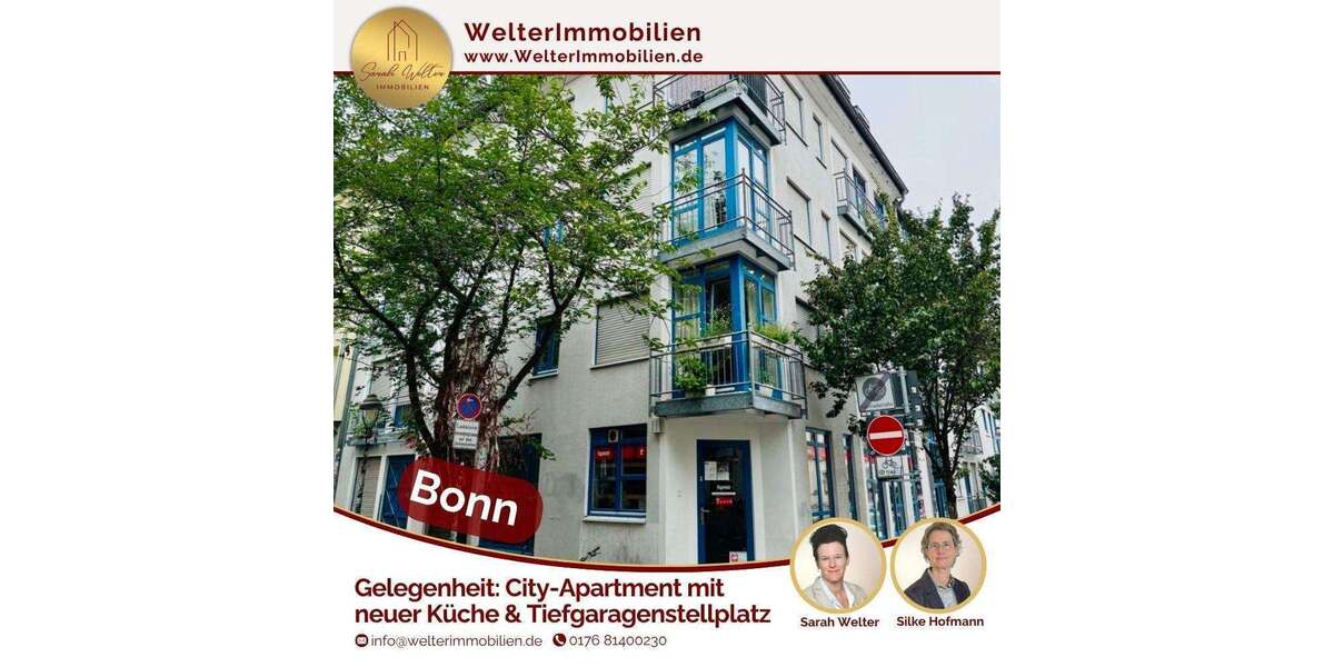 Etagenwohnung Bonn - 1 Zimmer, 26 m&sup2;, 139.000&euro; | Angebot:27113627