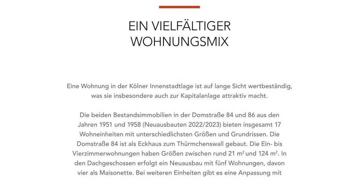 Gewerbeobjekt Köln Altstadt-Nord - 2 Zimmer, 37 m&sup2;, 244.075&euro; | Angebot:25683073