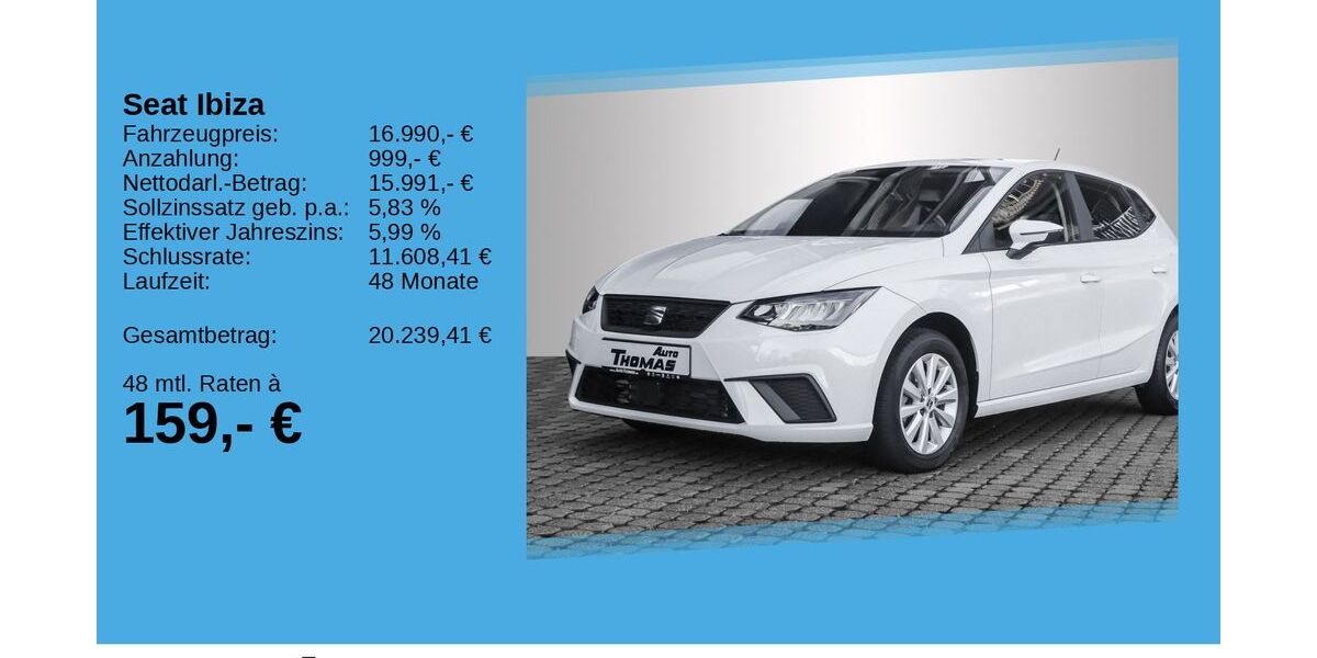Seat Ibiza 18.150 km 16.990 &euro; Bonn 53227
