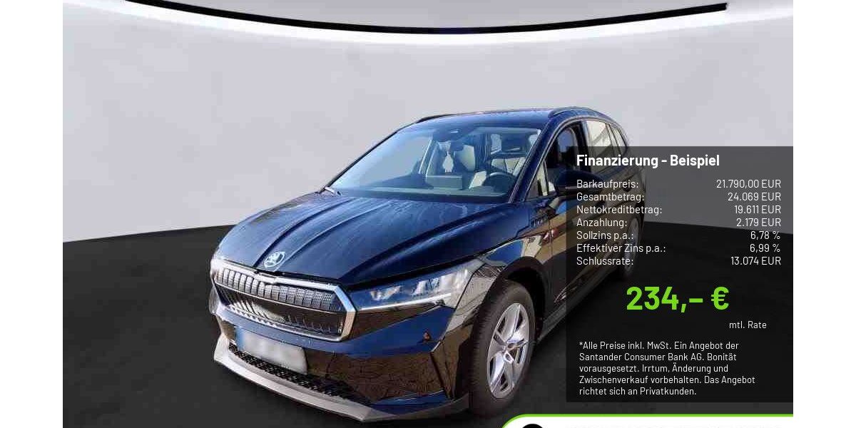 Skoda Enyaq 21.816 km 21.590 &euro; Pulheim-Brauweiler 50259