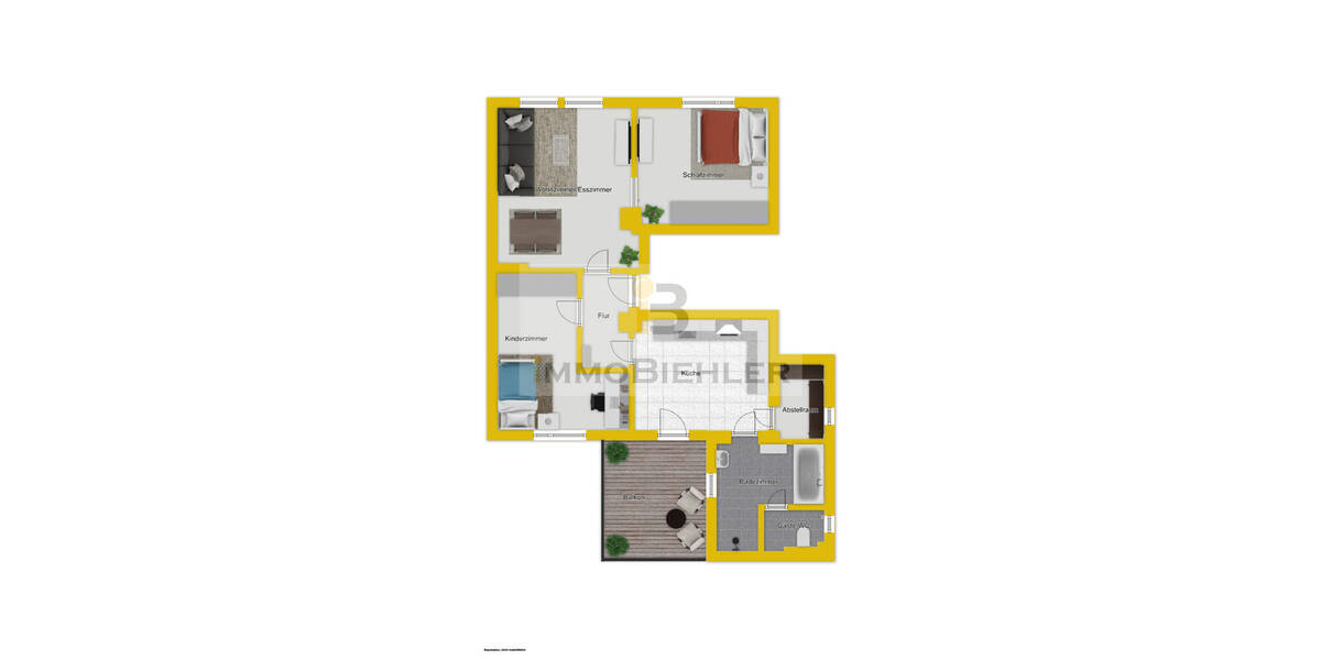 Etagenwohnung Hürth Efferen - 3 Zimmer, 68 m&sup2;, 240.000&euro; | Angebot:26730478
