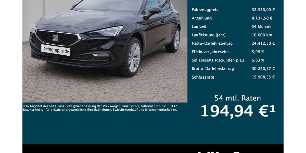 Seat Leon 9.990 km 32.550 &euro; Meckenheim / Bonn 53340