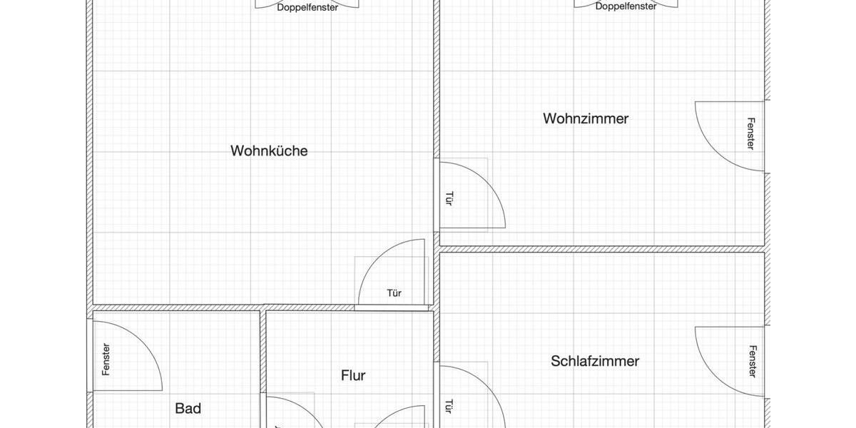 Hochparterre Bonn Friesdorf - 2 Zimmer, 48 m&sup2;, 700&euro; | Angebot:26039364