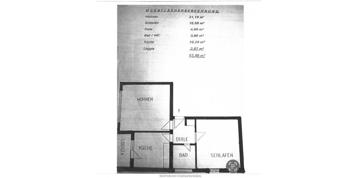Etagenwohnung Köln Kalk - 2 Zimmer, 58 m&sup2;, 196.000&euro; | Angebot:25145304