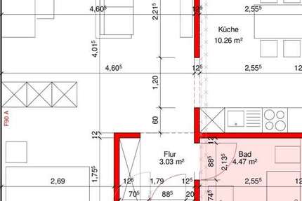 Wohnung Frechen - 1 Zimmer, 42 m&sup2;, 840&euro; | Angebot:25312071