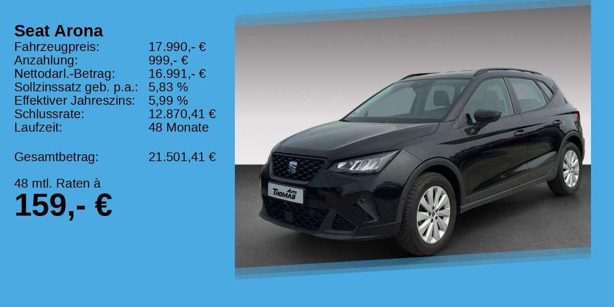 Seat Arona 40.310 km 17.990 &euro; Bonn 53227