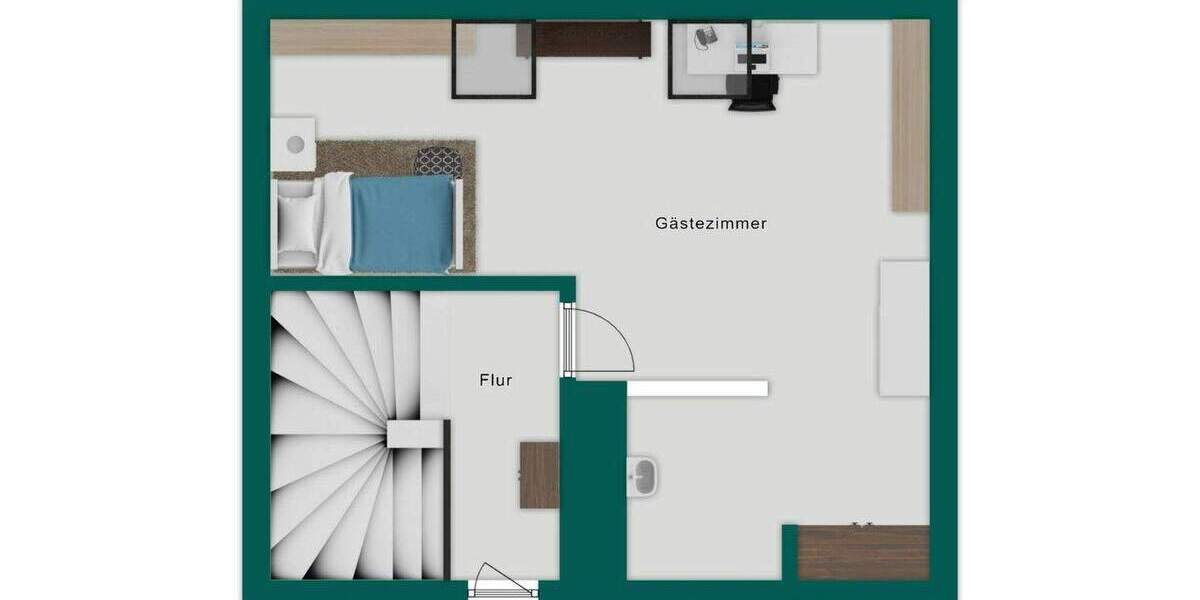 Reihenmittelhaus Leverkusen Rheindorf - 5 Zimmer, 121 m&sup2;, 368.000&euro; | Angebot:25929025